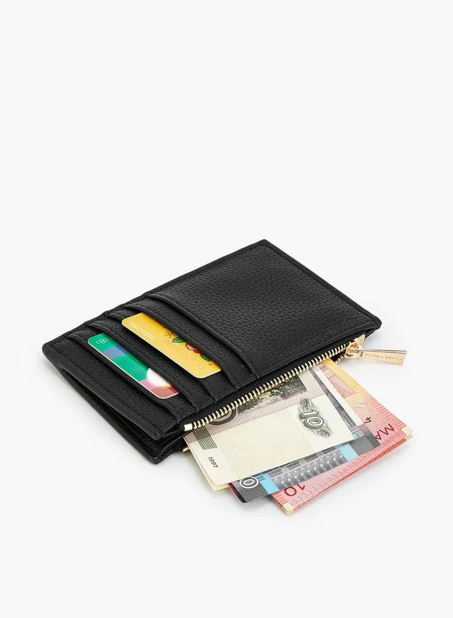 Flora Bella By Shoexpress Black Card Holder With Coin Pocket for Women | Best Price UAE